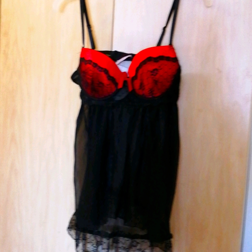 NWT Red & Black Lingerie